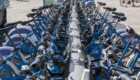 City bikes citizens can rent for shorter bike trips in the city